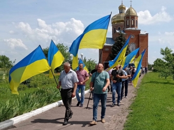  Мешканці Іваничівської громади провели в останню дорогу військовослужбовця Сергія Михальчука 