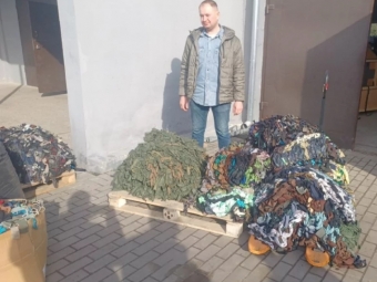 Павлівська громада передала військовим дві антидронові системи РЕБ, Strarlink та маскувальні сітки 