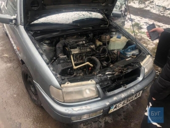 У Володимирі-Волинському горів автомобіль 