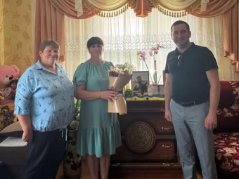 У Зимнівській громаді з ювілеєм привітали матір загиблого Героя 