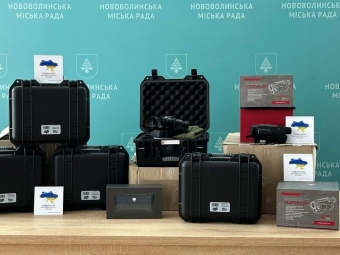 Нововолинськ – лідер Волині за кількістю придбаних оптичних приладів для ЗСУ 