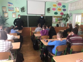 Володимир-волинські рятувальники провели просвітницьку роботу серед учнів місцевого ліцею «Центр освіти» 