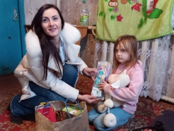 В Іваничівській громаді діти Героїв отримали подарунки завдяки німецьким партнерам 