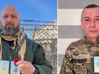 Двох військових з Нововолинська нагородили нагрудним знаком «Золотий хрест» 