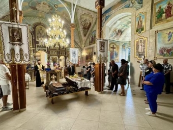 Нововолинська громада попрощалася із померлим військовим Олександром Шевчуком 