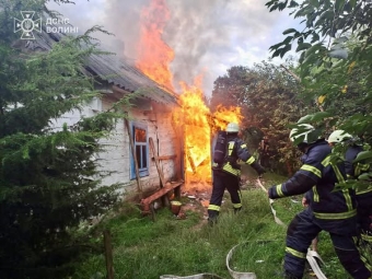У Нововолинській громаді сталася пожежа в приватному будинку 
