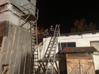 На Іваничівщині горіла господарська споруда 