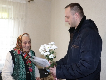 Жительку Володимир-Волинської громади привітали з 90-річчям 