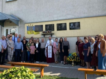 У Володимирі відкрили меморіальну дошку на честь загиблого Героя Валерія Матвійчука 
