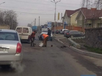 У Володимирі біля танку сталася ДТП 