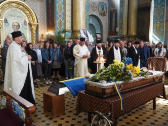 У Володимирі провели в останню дорогу полеглого Героя Сергія Левчука 