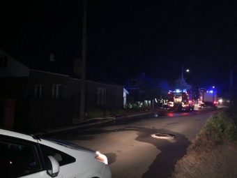 У Володимирі горів житловий будинок 