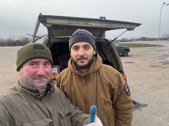 Голова Зимнівської громади відвідав захисників на Сході України 