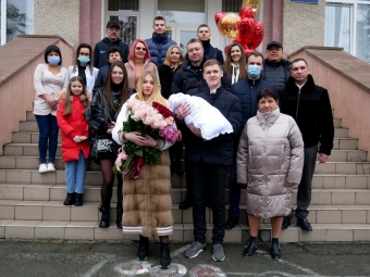 Перше у 2021 році маля забрали з Володимир-Волинського пологового будинку 