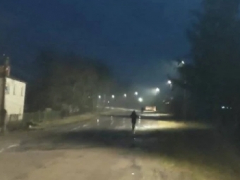 На вулиці Горєлова у Локачах облаштували вуличне освітлення 
