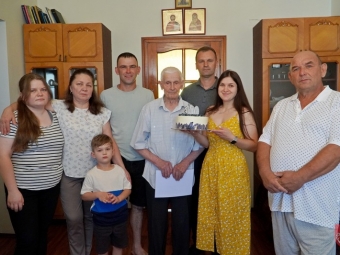 Жителя Володимира привітали зі 100-літнім ювілеєм 