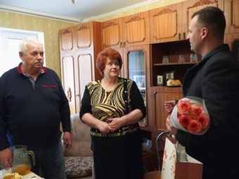 Подружжя володимирчан привітали із золотим весіллям 