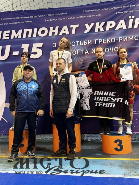 Спортсмени з Іваничівської громади взяли участь у чемпіонаті України з вільної боротьби 