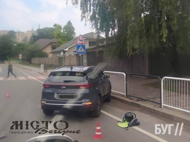У Володимирі трапилася ДТП за участю легковика та мотоцикла 