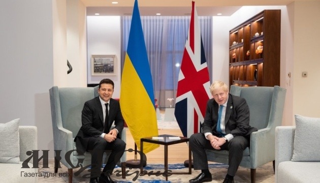 Зеленський зустрівся з прем'єром Британії 