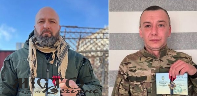 Двох військових з Нововолинська нагородили нагрудним знаком «Золотий хрест» 