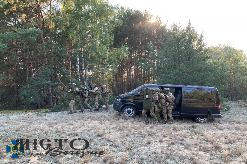 Служба безпеки України провела антитерористичні навчання поблизу кордону з Республікою Білорусь 