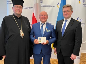 Польський Цезар, на утриманні якого перебуває 95 українців, днями завітав до Володимира, коли у черговий раз доставив в Україну, гуманітарний вантаж 