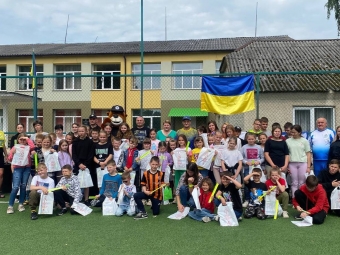 У Суходолах поліцейські провели для дітей спортивно-оздоровчий захід 