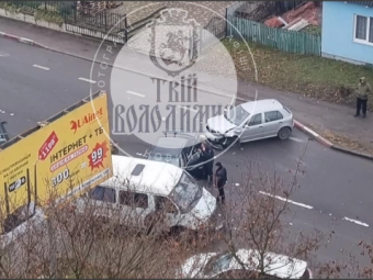 У Володимирі трапилась аварія на Луцькій, є постраждалі 