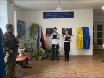 У Замличах відкрили меморіальну дошку загиблому Андрію Киричуку 
