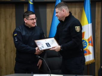 Начальника Володимирського районного управління ДСНС підвищили у званні 