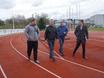 У спортивному комплексі міста Володимир проводять ремонтні роботи 