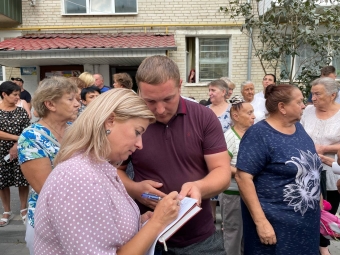 У Володимирі відбулися збори мешканців будинку, який постраждав від негоди 