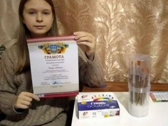 Учениці дитячої художньої школи Володимира здобули призові місця на Всеукраїнському конкурсі пейзажу 