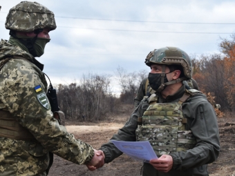 Президент відвідав підрозділи 14 бригади та вручив цінні подарунки 