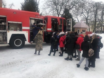  Студенти педагогічного коледжу відвідали рятувальну частину у Володимирі 