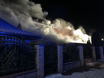 У Володимирі горіло приміщення ресторану «Княгині Ольги» 