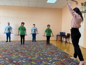 У Затурцівській спеціальній школі діти займались корисною фізкультурою 