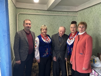Мешканця Зимнівської громади привітали з поважним ювілеєм 