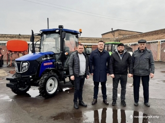 У Нововолинську для потреб ВУКГ придбано новий трактор 