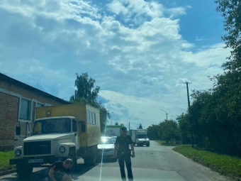 У Володимирі вантажівка в’їхала у легковик 