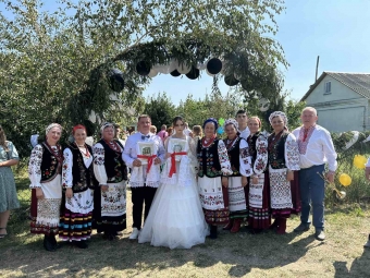В Іваничівській громаді відтворили автентичний весільний обряд «Читання корони» 