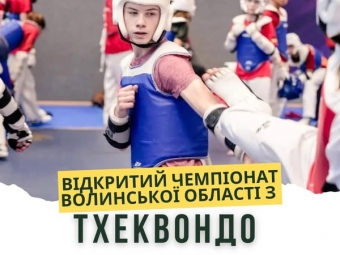 У Нововолинську проведуть чемпіонат з тхеквондо 