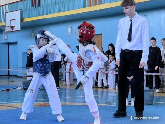 Спортсмени з Нововолинської громади здобули перемогу на чемпіонаті Волині з тхеквондо 