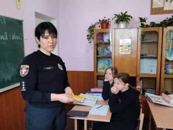 Із учнями Маньківського ліцею поспілкувалась інспекторка ювенальної превенції 