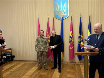 Капелан Павло Гаврилюк з Нововолинська отримав відзнаку Міністерства оборони України 