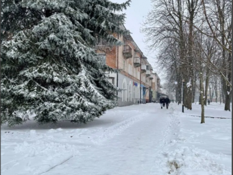 У Нововолинськ завітала справжня зима 