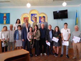 Привітали спортсменів та тренерів Володимира 