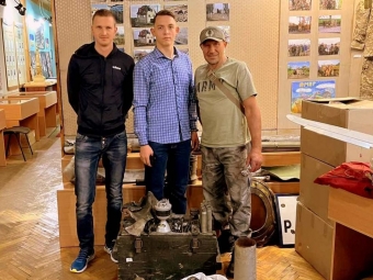 У Нововолинську історичний музей поповнився новими експонатами, привезеними з фронту 
