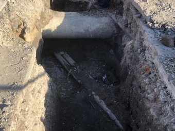 У Володимирі ремонтують аварійну ділянку водогону на розі Шухевича-Князя Олега 